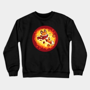 Cute Funny Loving Fox Christmas animal lover Sarcastic Funny Quote Artwork Crewneck Sweatshirt